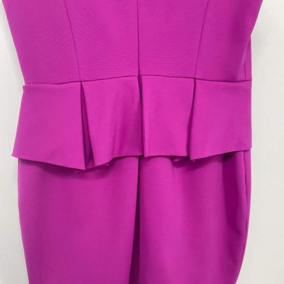 Robert Rodriguez magenta peplum mini dress 12 - Picture 11 of 16